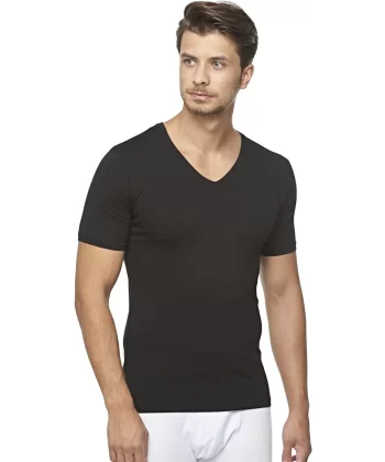 Star 206 Modal Yarım Kol V-yaka T-shirt Atlet