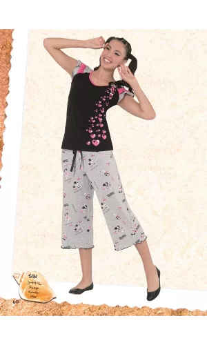 Berrak Bayan Kapri Pijama Takım 5131