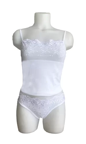 Berrak Brodeli İp Askılı Bikini Takım 2112