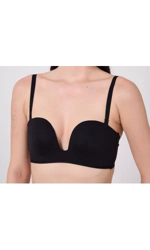 Freshness Msf05 Destekli V Dekolte Lazer Kesim Sütyen