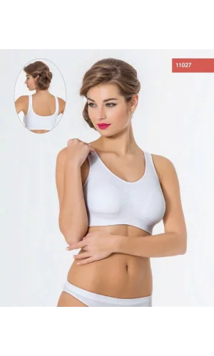 Miss Fit 11027 Kalın Askılı Pedli Bustiyer