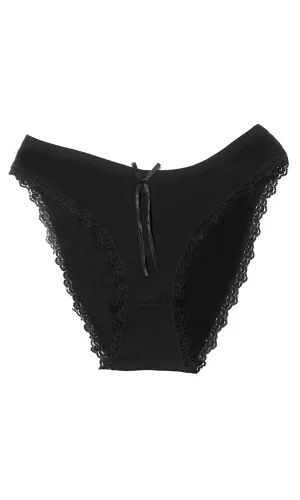 Şahinler Kadın Paça Dantelli Ve Kurdele Süslemeli Bikini B275