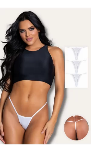 Süprem Penye Tanga Külot 3lü Model Renklimodellerimiz 83009b-3lü