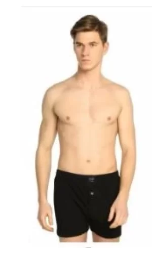 Tutku 0117 Erkek  Penye Düz Boxer