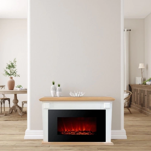 120CM ISITMAZ TEK RENKLİ BLUETOOTH LU ŞÖMİNE