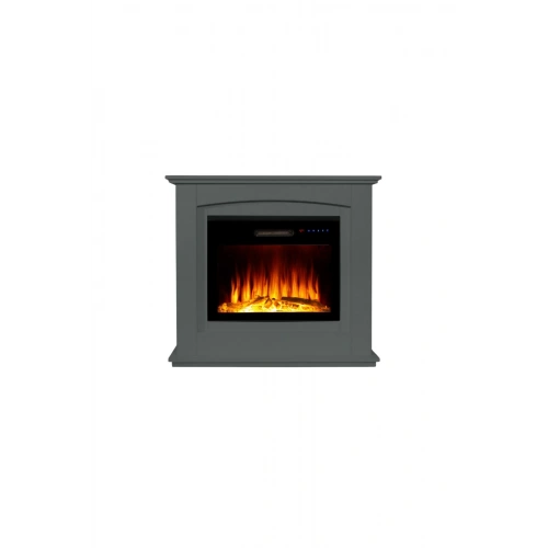 Tektes Elektrikli Şömine 125cm Antrasit Kasalı 8 Renkli Alev Sesli Bluetoothlu Wifi Uygulamalı