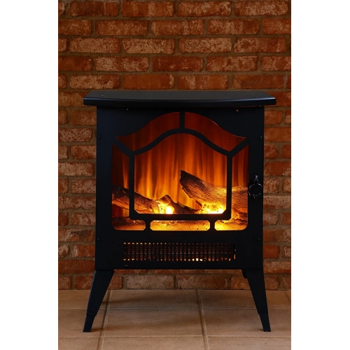 Dekoratif Elektrikli Şömine Isıtıcı – 3D Led Efektli, Ayaklı 45x53x31 cm