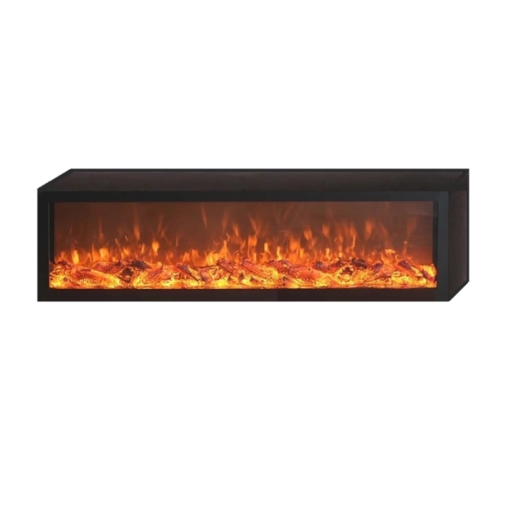 110CM ISITMASIZ TEK RENKLİ BLUETOOHLU ŞÖMİNE