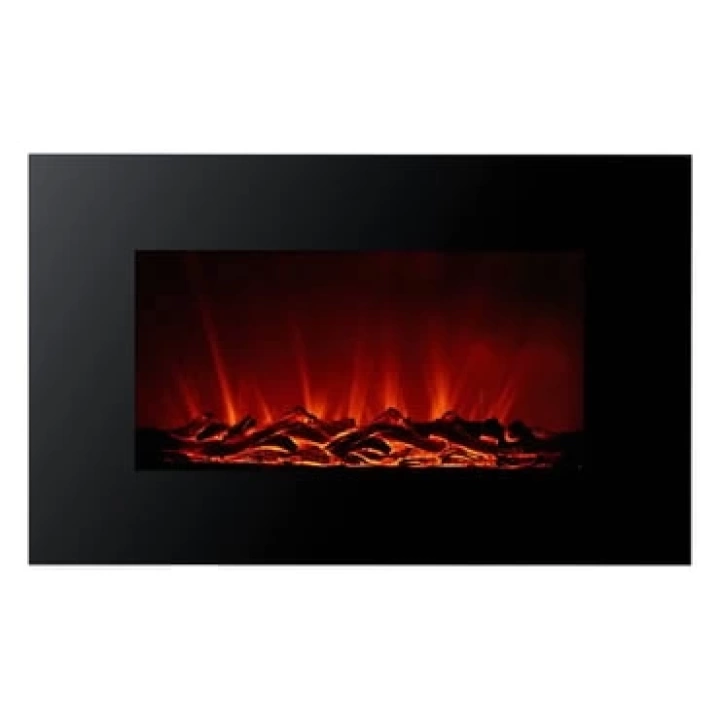 90 CM ISITMASIZ TEK RENKLİ BLUETOOHLU ŞÖMİNE