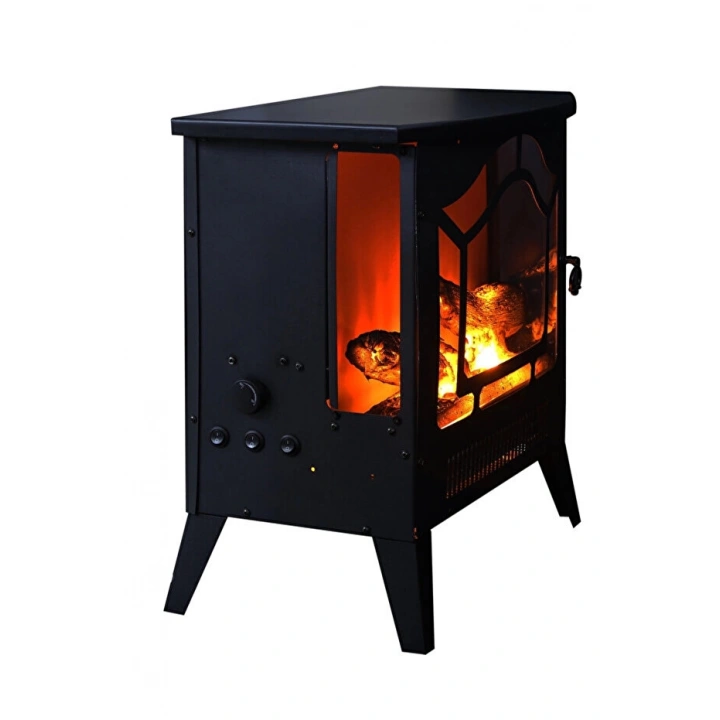 Dekoratif Elektrikli Şömine Isıtıcı – 3D Led Efektli, Ayaklı 45x53x31 cm