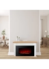 120CM ISITMAZ TEK RENKLİ BLUETOOTH LU ŞÖMİNE