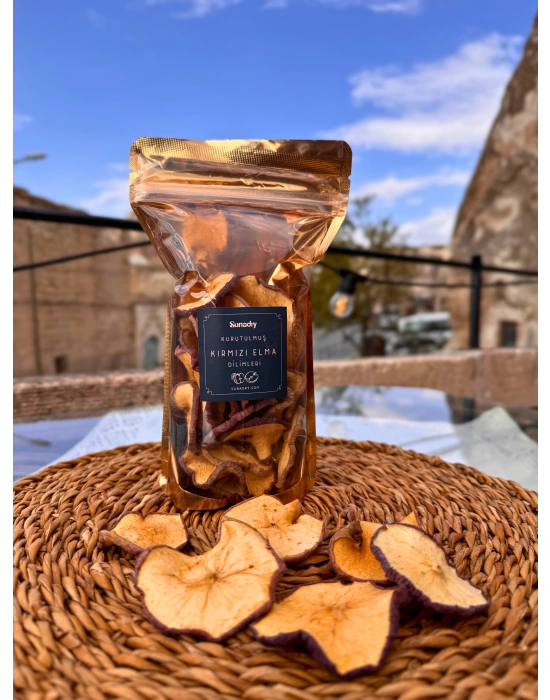 Kurutulmuş Kırmızı Elma 70 Gr