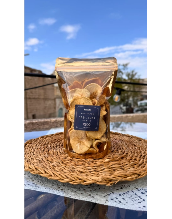 Kurutulmuş Yeşil Elma 70 Gr