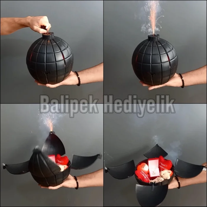 Patlayan Bomba Sürpriz Hediye Kutusu - İlginç Hediye Fikri
