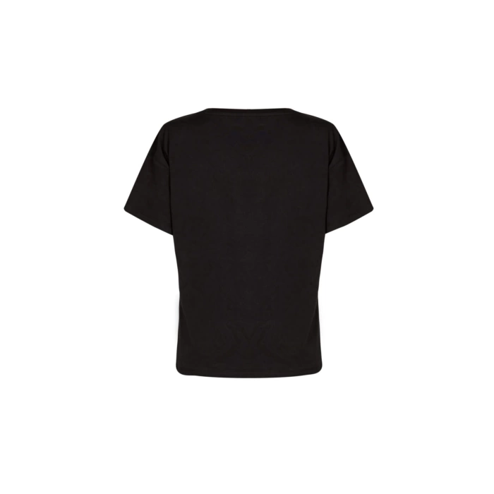 Kadın Siyah T-shirt Wnt1204-bk