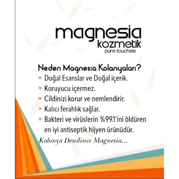 Magnesia 250 ml Zeytin Çiçeği Kolonyası