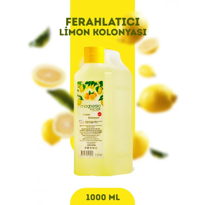 Magnesia 80C Limon Kolonyası 1Lt. (2 ADET)