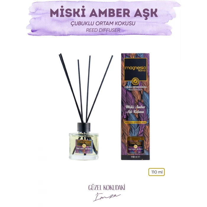 Magnesia AŞK KOKUSU Afrodizyak Etkili Çubuklu Oda Kokusu 110 ml