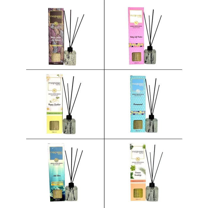 Magnesia Beyaz Çiçekler Çubuklu Oda Kokusu 110 ml