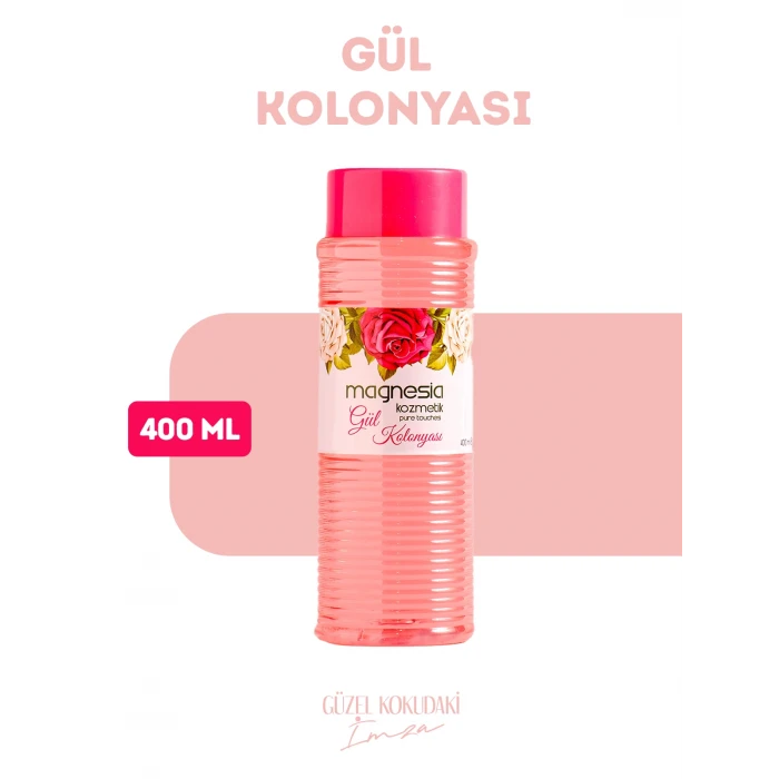 Magnesia Gül Kolonyası 400 ml.