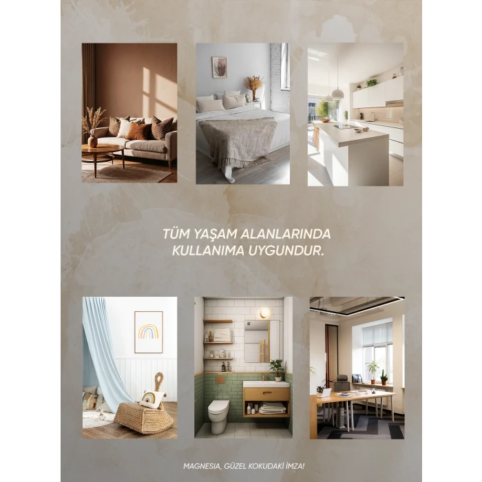 Magnesia Pudra Soft Çubuklu Oda kokusu 5Lt. Ekonomik Bidon+Sürpriz Hediyeli