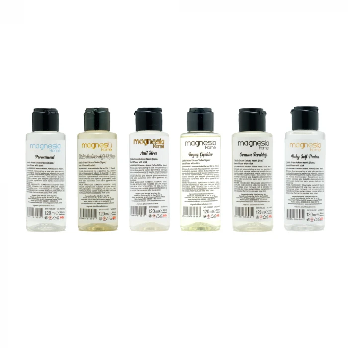 Magnesia Pudra Soft Çubuklu Oda Kokusu Yedek Şişesi 120 ml.