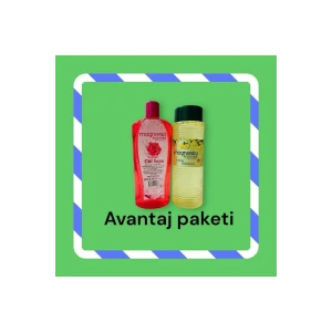 Magnesia Kozmetik Süper Avantajlı Set (400ml Limon Kolonyası-380 ml Doğal Gülsuyu)