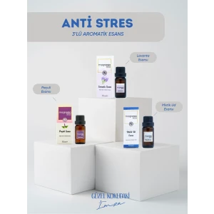 Magnesia Esans Uçucu yağlar Anti Stres 3lü set