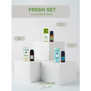 Magnesia Esans Uçucu yağlar Fresh kokular 3lü set