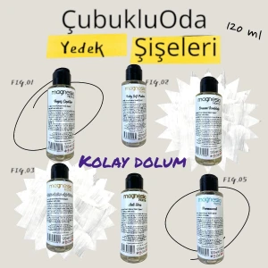 Magnesia Pudra Soft Çubuklu Oda Kokusu Yedek Şişesi 120 ml.
