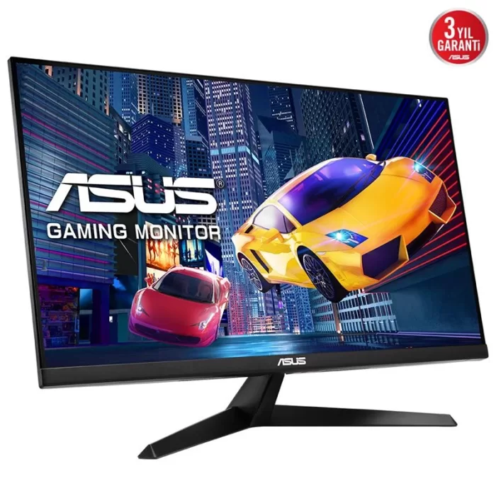 27 ASUS VY279HGE IPS 1MS 144HZ 1XHDMI FHD 1920X1080 ÇERÇEVESİZ DÜŞÜK MAVİ IŞIK FLICKER-FREE VESA SİYAH