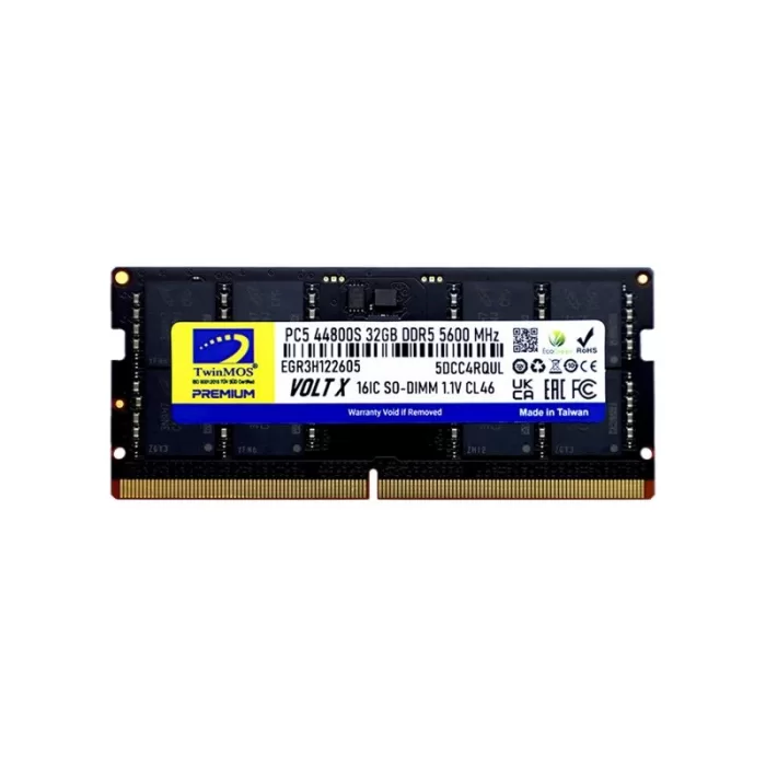 32 GB DDR5 5600MHZ TWINMOS NB TMD532GB5600S46