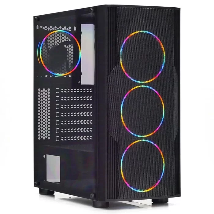 DARK DIAMOND PRO MESH DKCHDIAMONDPROMS600 600W 4X12CM FAN 1X USB3.0 2X USB2.0 FULL AKRİLİK OYUNCU