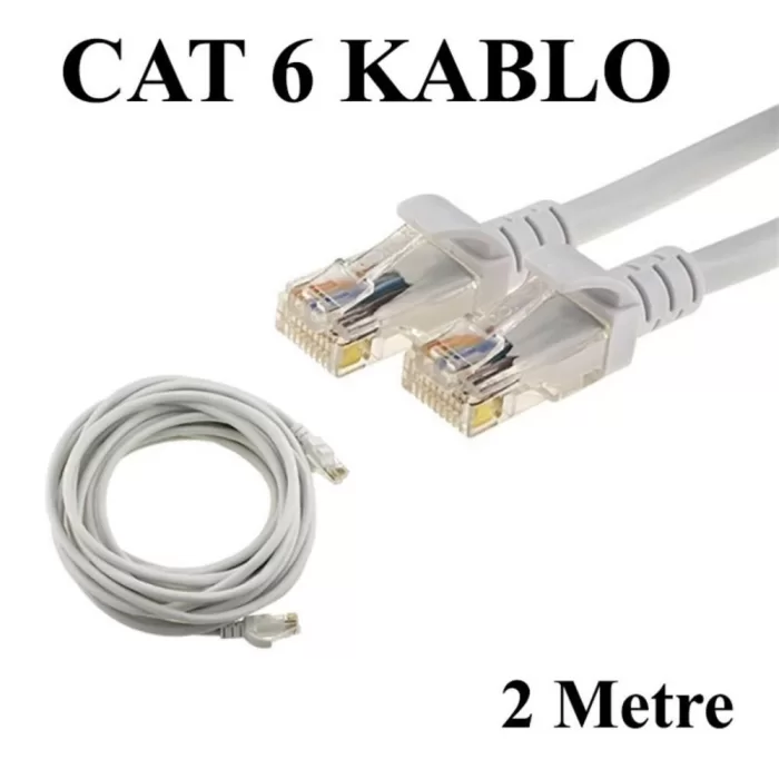 INCA ICAT6-02TG 2MT CAT6 UTP PATCH KABLO GRİ