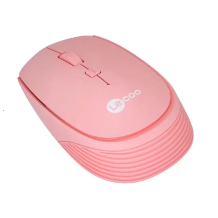 LENOVO LECOO USB OPTİK KABLOSUZ MOUSE PEMBE WS202-P