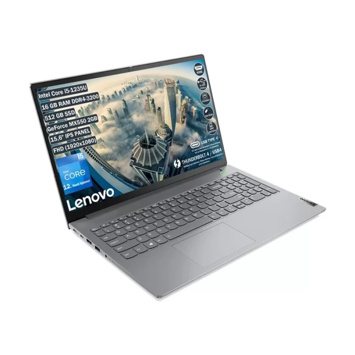 LENOVO NB THINKBOOK 15 21DJ00GATX I5-1235U 16GB 512SSD 2GB MX550 15.6 DOS