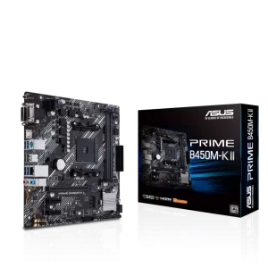 ASUS PRIME B450M-K II DDR4 4400MHZ 1XVGA 1XHDMI 1XDVI 1XM.2 USB 3.2 MATX AM4 (2. VE 1.NESİL İŞLEMCİ UYUMLU)