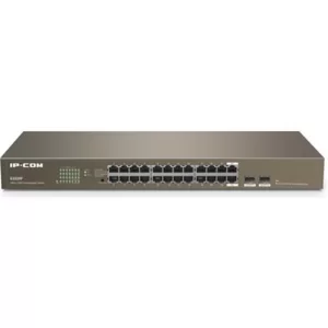 IP-COM IP-G1024F 24 PORT GIGABIT + 2X1GB SFP UPLINK RACKMOUNT SWITCH