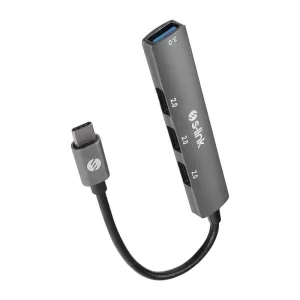 S-LINK SW-U324 3*USB2.0, 1*USB3.0 TYPE-C METAL USB HUB ÇOKLAYICI