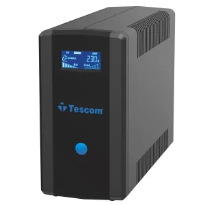 TESCOM LEO+ 1500VA 1F/1F (2X9AH) 5/10DK LCD LINE INTERAKTIF UPS