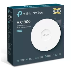 TP-LINK OMADA EAP610 AX1800 DUAL BAND WIFI6 1XGBIT RJ45 2.4GHZ/5GHZ 1201MBPS ACCESS POINT (ADAPTÖRLÜ)