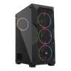 FRISBY FC-9425G 500W DOUBLE SLIM RGB FAN MESH KASA