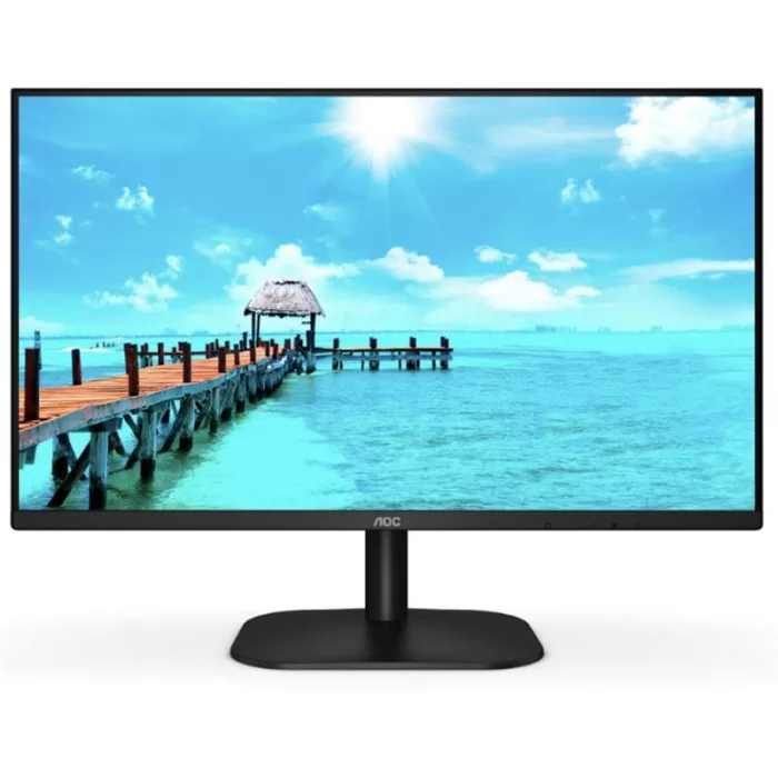 27 AOC 27B2QAM 4MS 75MHZ 1XVGA 1XHDMI 1XDP FHD 1920X1080 HOPARLÖR DÜŞÜK MAVİ IŞIK VESA SİYAH