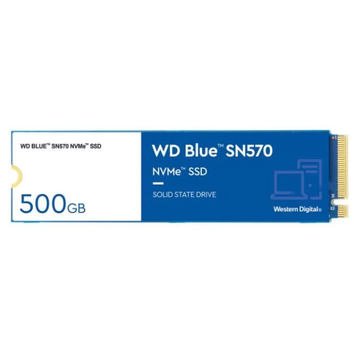 500 GB WD M.2 BLUE NVME SN570 3500MB/S 2300MB/S WDS500G3B0C