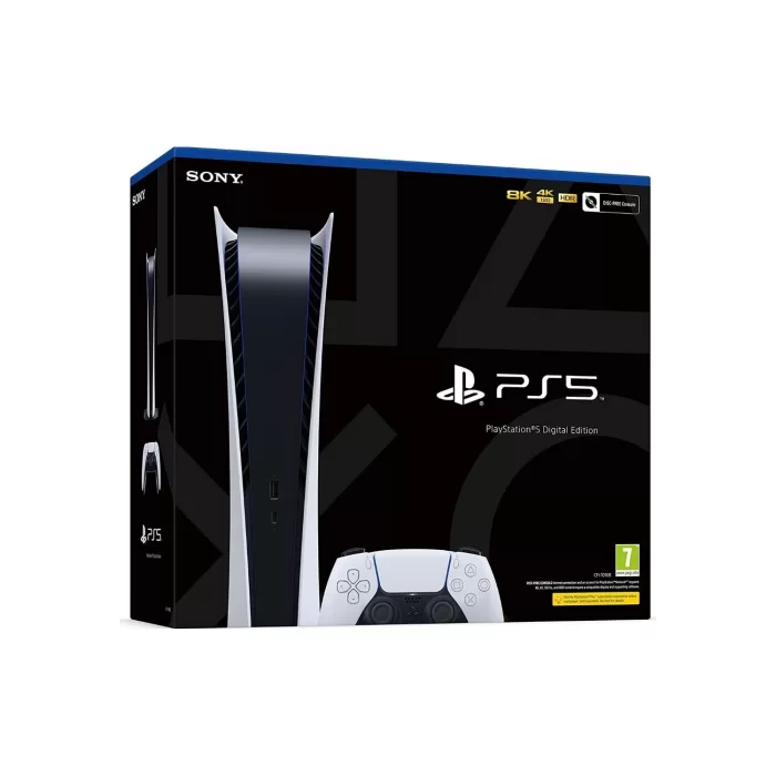 Sony Playstation 5 Digital Edition Oyun Konsolu (İthalatçı Garantili)