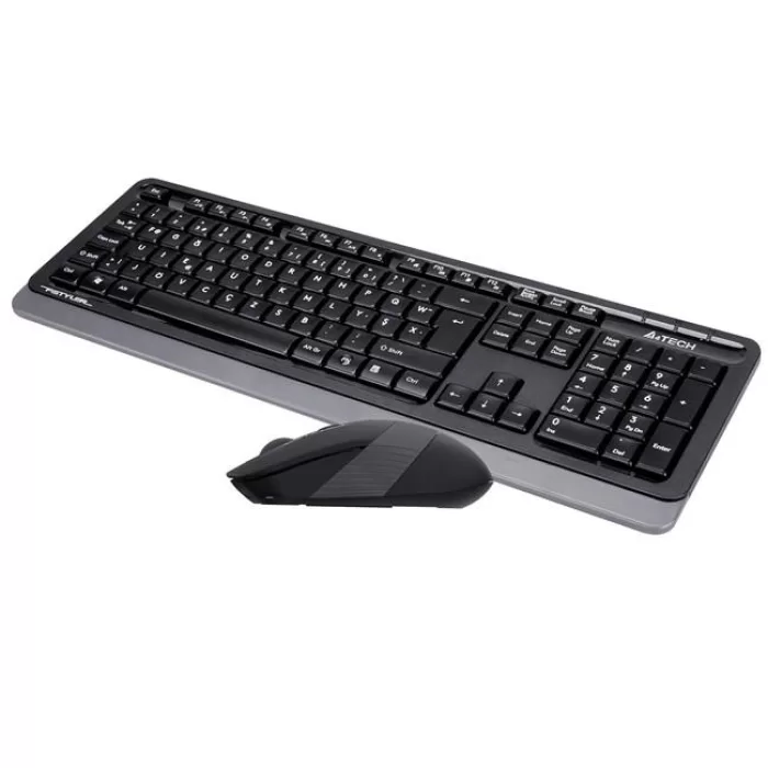 A4 TECH FG1010 GRİ F MM 2.4G KABLOSUZ KLAVYE MOUSE SET