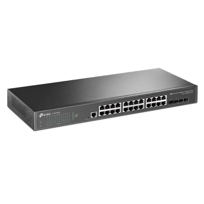 TP-LINK OMADA TL-SG3428X 24 PORT GIGABIT L2+ 4X10GE SFP YÖNETİLEBİLİR RACKMOUNT SWITCH