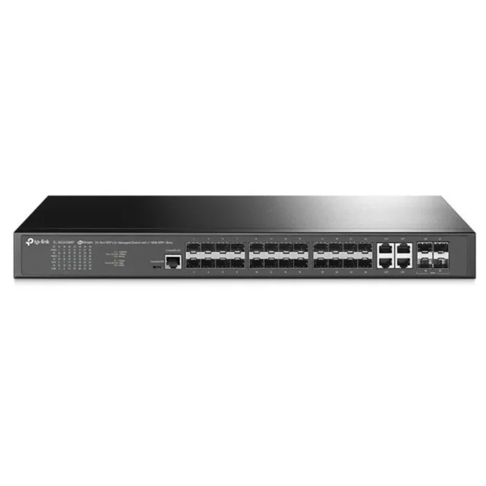TP-LINK OMADA TL-SG3428XF 24 PORT SFP L2+ 4X10GE SFP+ SLOTS YÖNETİLEBİLİR RACKMOUNT SWITCH