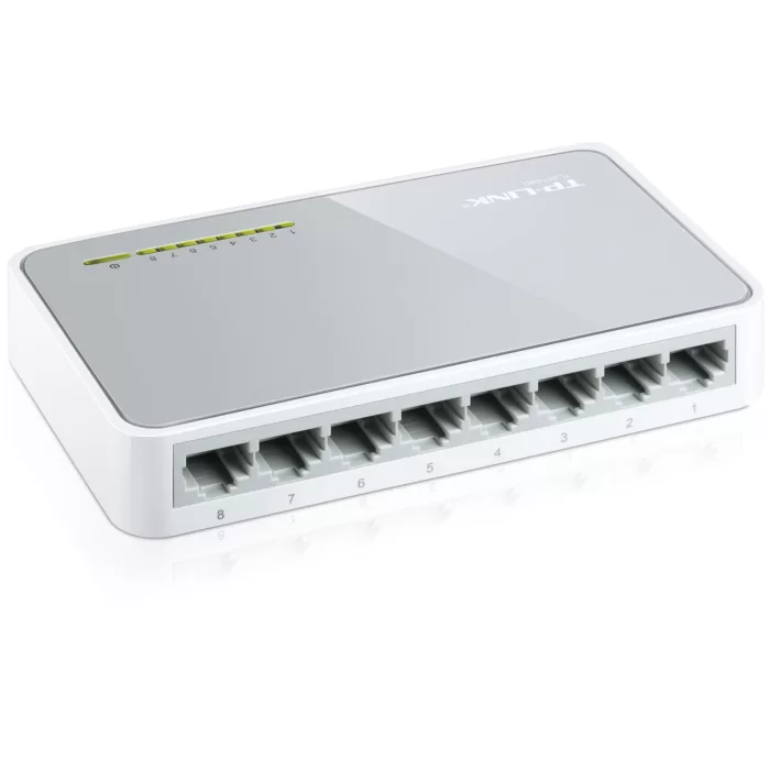 TP-LINK TL-SF1008D 8 PORT 10/100 PLASTİK KASA SWITCH