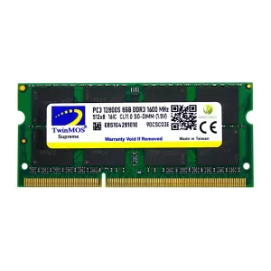 8 GB DDR3 1600MHZ TWINMOS 1.5 NB MDD38GB1600N